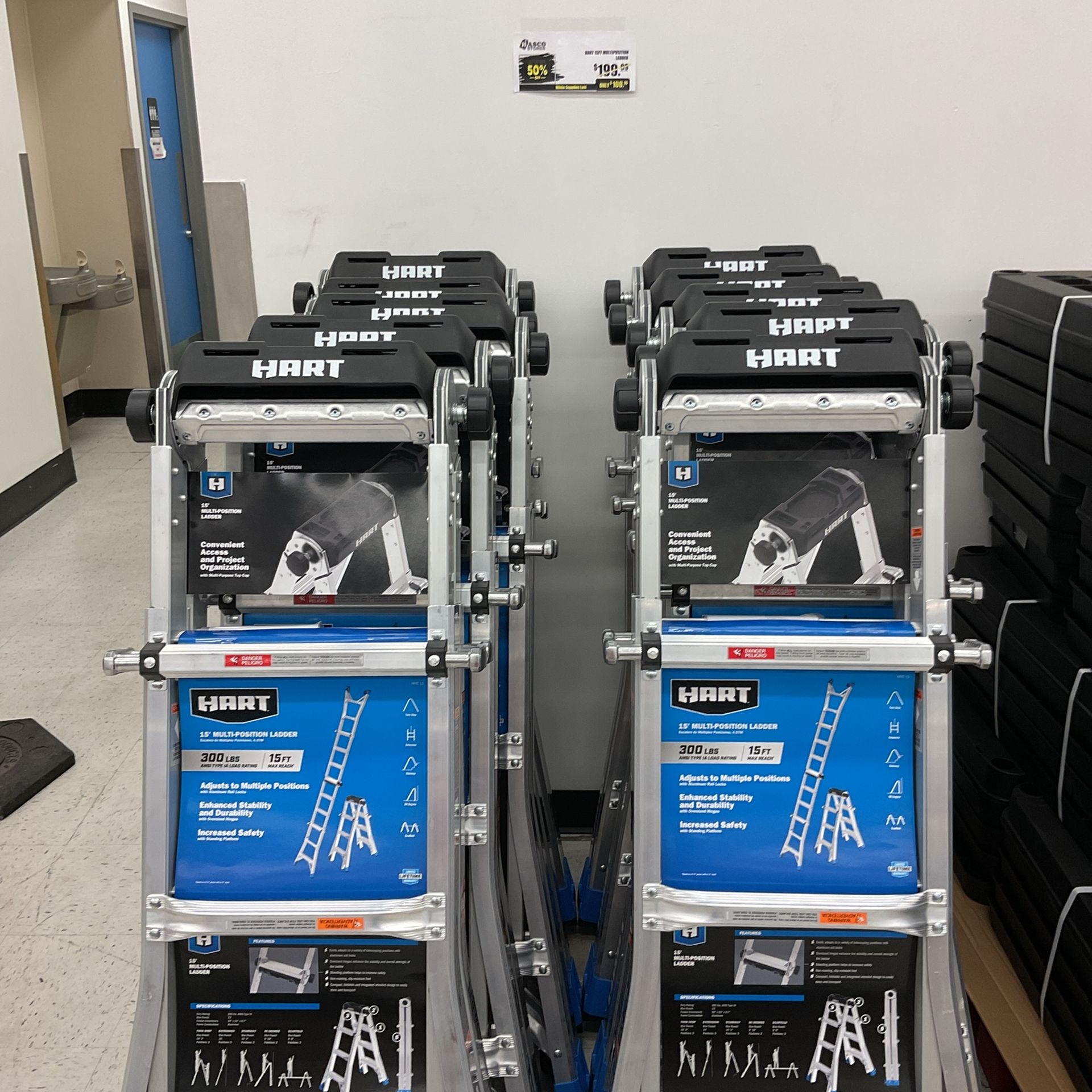 Hart 15 ft Multiposition Ladder