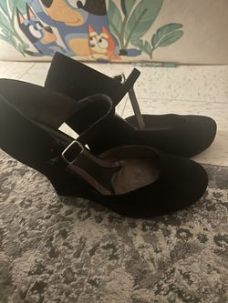 Marni Black Wedge Heels 