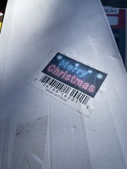 Merry Christmas Sign