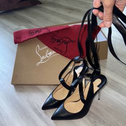 Christian Louboutin- Size 40/- Epic Dance- 100 Nappa/Galva Heel