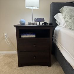 Two Nightstand / Bed Side Tables ( Both Included )