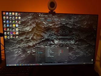 Alienware AW2723DF Gaming Monitor - 27-inch (2560 x 1440) 240Hz Display (DP 1.4), 1ms Response Time, NVIDIA G-Sync, Preset OSD Modes, Height/Tilt/Swiv