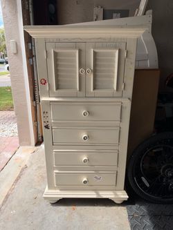 White dresser
