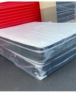 Queen Size Pillowtop with Box | Brand new | delivery 🚚 available