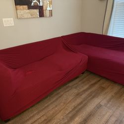 Red Sectional