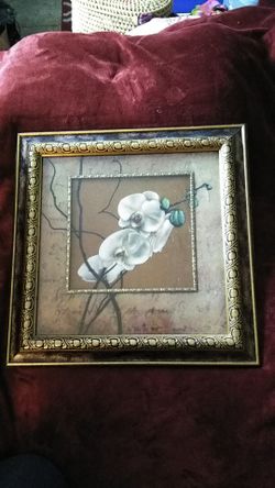 Bronze framed 3d wall art