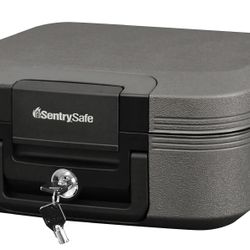 SentrySafe Fireproof and Waterproof Safe Box with Key Lock