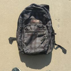 Plaid Jansport Backpack 