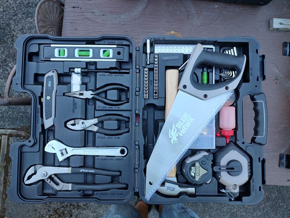 Blue Hawk Home Repair Tool Kit
