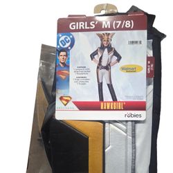 New Superman Hawkgirl Halloween Costume Size M for Girls (7/8)/ $10