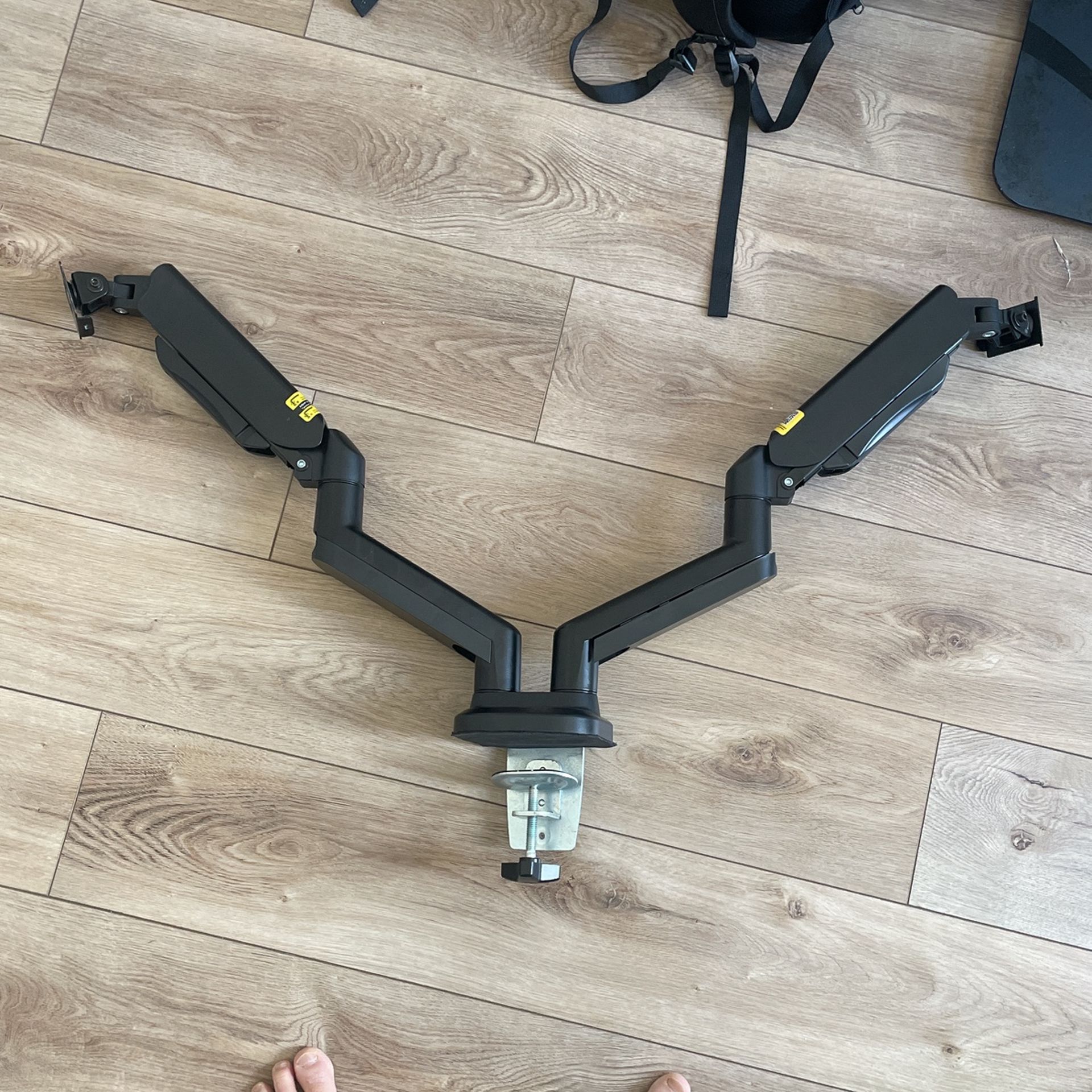 HUANUO Dual Monitor Stand - Full Adjustable Monitor Desk Mount