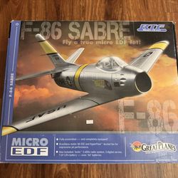 Great Planes Micro F-86 Sabre BNF RC Plane
