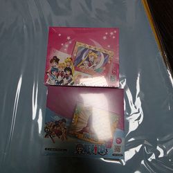 one piece cyber cel series 2 booster box Pokémon one piece op 17 worlds strongest warriors