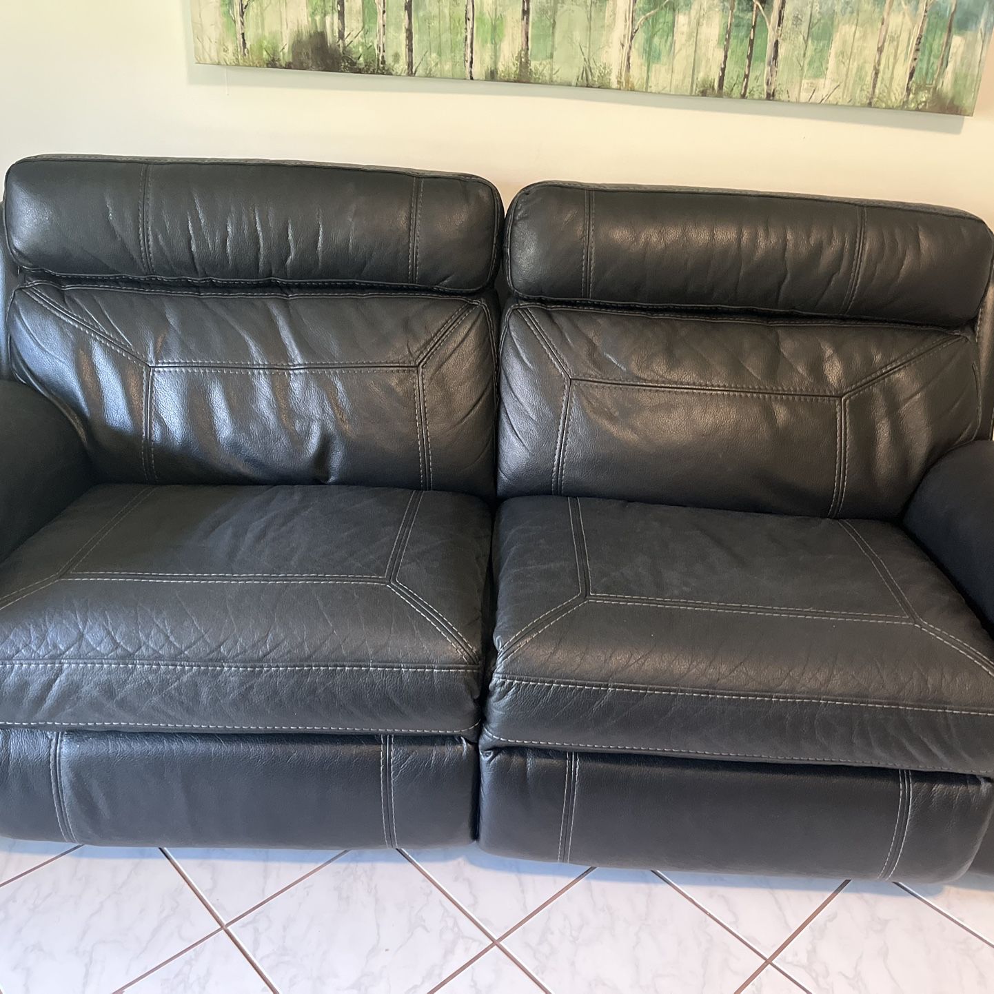 Recliner love couch