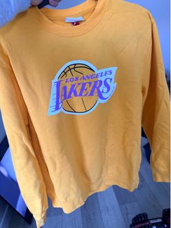 Mitchell & Ness Los Angeles Lakers Crewneck Sweater Size L