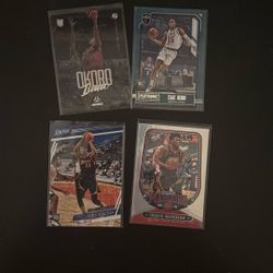 2 Isaac Okoro And 2 James Wisemen Rookie Cards