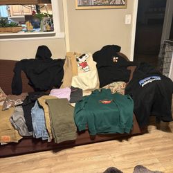 Men’s Clothes Hoodies And Pants Bundle 