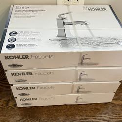 KOHLER Rubicon Single Hole Single Handle Bathroom Faucet in Polished Chrome