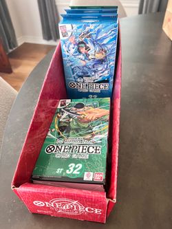 One Piece Starter Deck 33: Blue Kuzan / Starter Deck 32: Green Roronoa Zoro