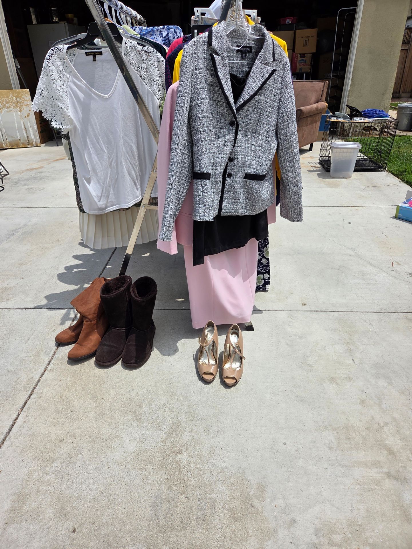 Nude Bakers Open Toe Pumps