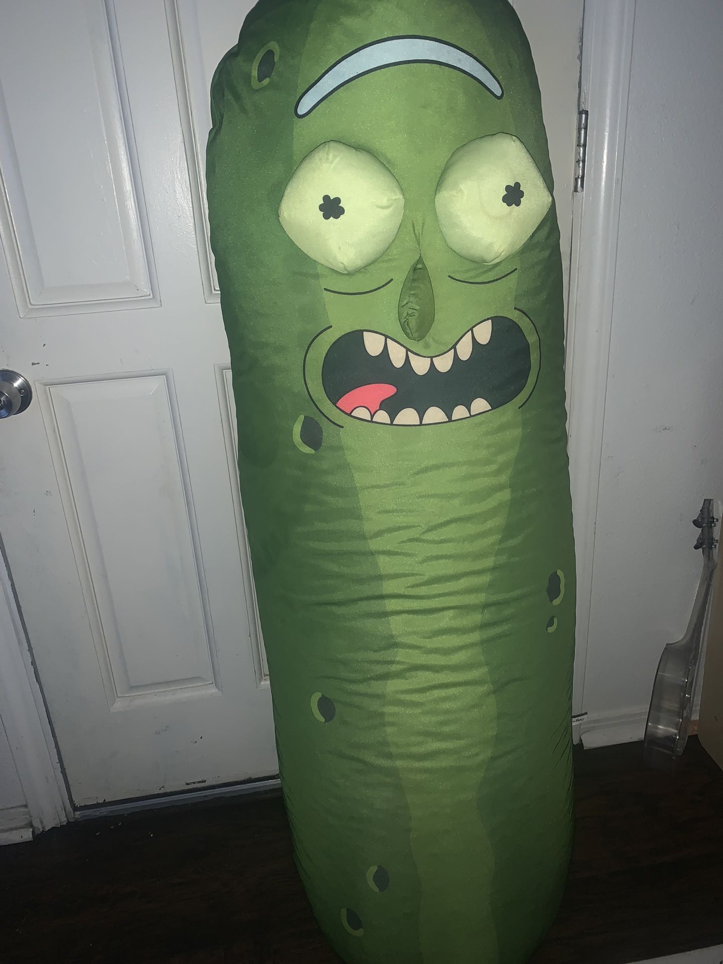 Human Sized Pickle Rick Plushie
