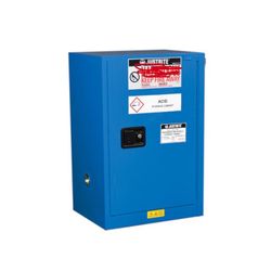 12 Gallon, 1 Shelf, 1 Door, Self-Close, Hazardous Material Cabinet, ChemCor® Compac, Royal Blue