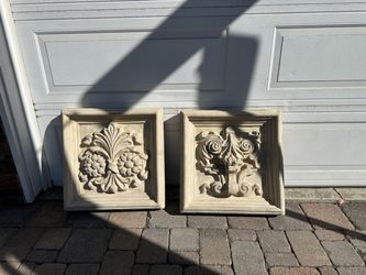 Casey Collection Plaster Wall Art - Set of 2