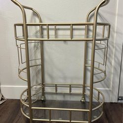 Gold bar cart