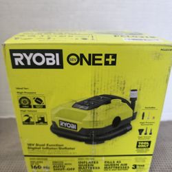 Ryobi 18v Cordless Dual Function Digital Inflator & Deflator Brand New (Price Is Firm)