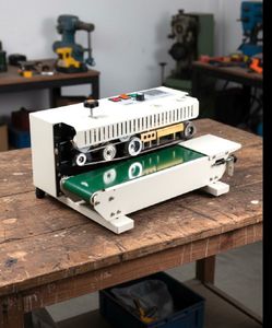 OBO-New Open Box VEVOR Continuous Bag Band Sealing Machine With Temperature Control