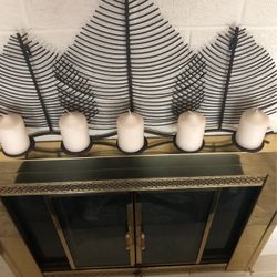 5 Candle Sconce Tabletop Or Hangs 