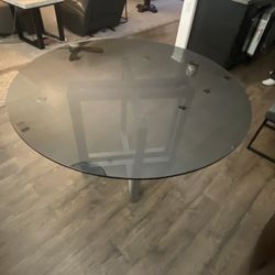 Nice Glass Kitchen Table 