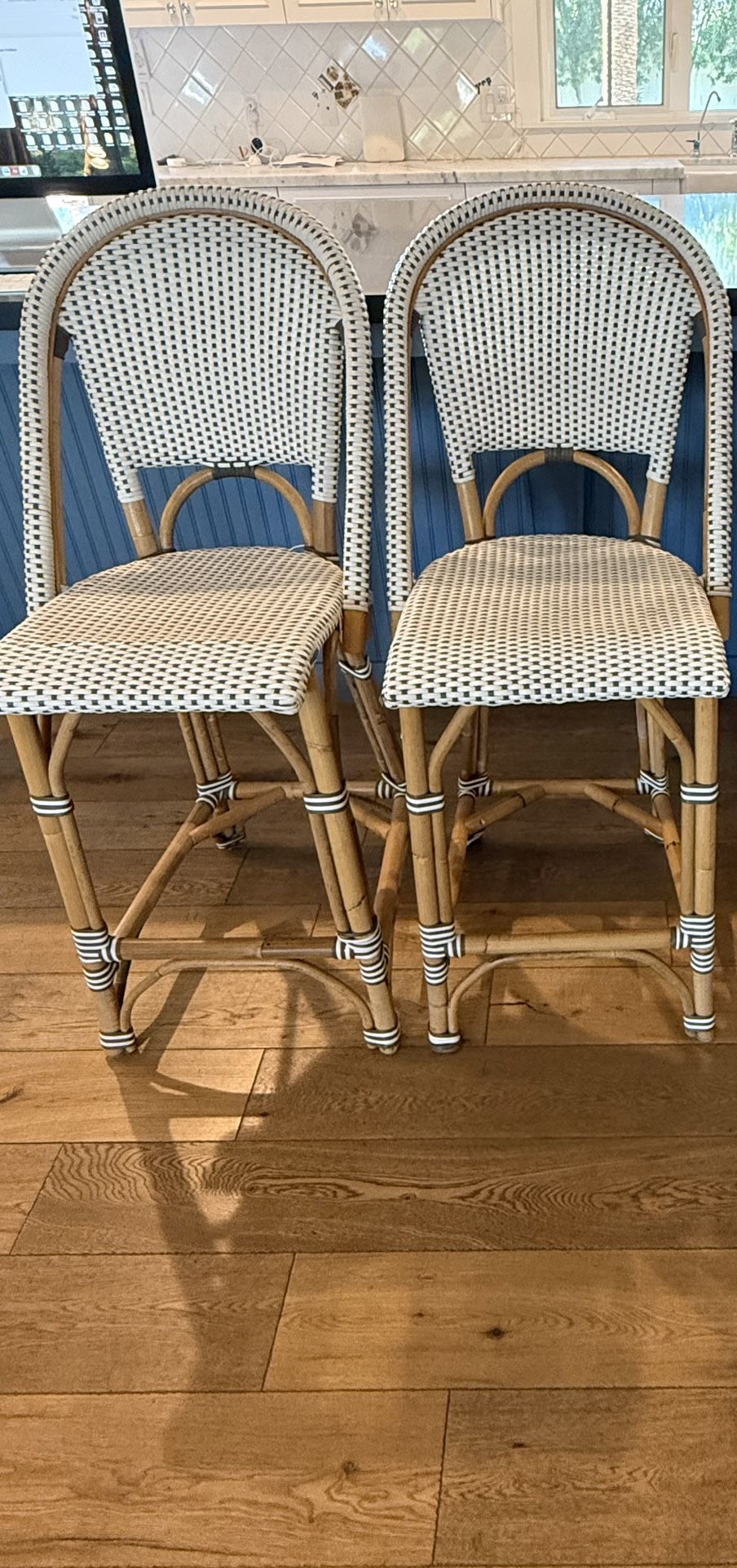 Ratan Counter Stools (2)