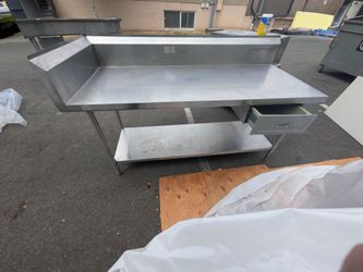 Stainless Steel Commercial Prep Table with Drawer