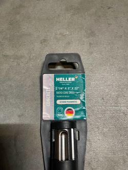 Heller ratio core bit 3 1/4” x 3” x 22”