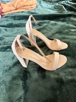 Lulus Nude Block Heel Sandals