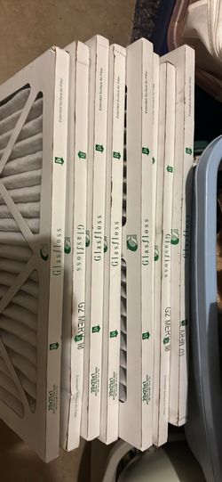 (8) 20 x 25 x1 filters