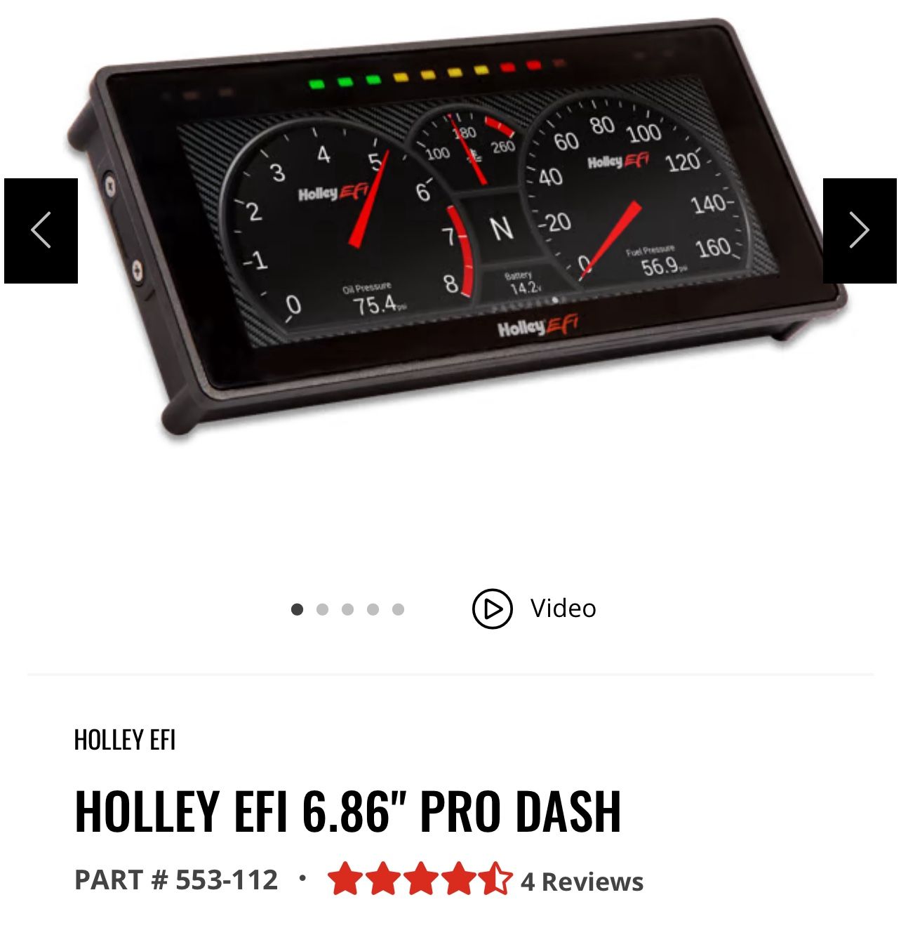 Holley Digital Dash 6.86