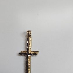 Cross Charm 14k