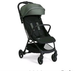Jeep Altitude Compact Travel Stroller by Delta Children Greenguard Gold, Easy One Hand Fold, Lightweight, Extendable Canopy with Peek-a-Boo Window, Re