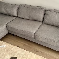 Modern Gray Sectional Couch