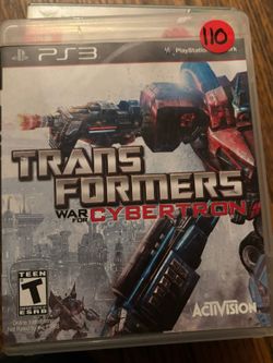 Transformers War for Cybertron PS3