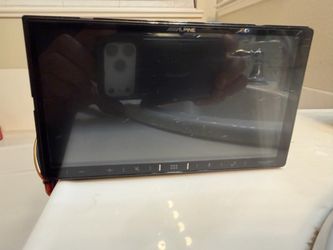 Alpine double din car stereo