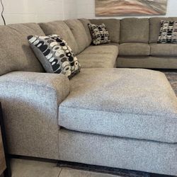 Brand New Platinum Plush Family Sectional—Can Deliver