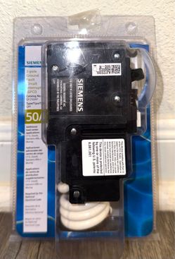 Siemens QPF 50 amp 2 Pole GFCI Circuit Breaker New In Box