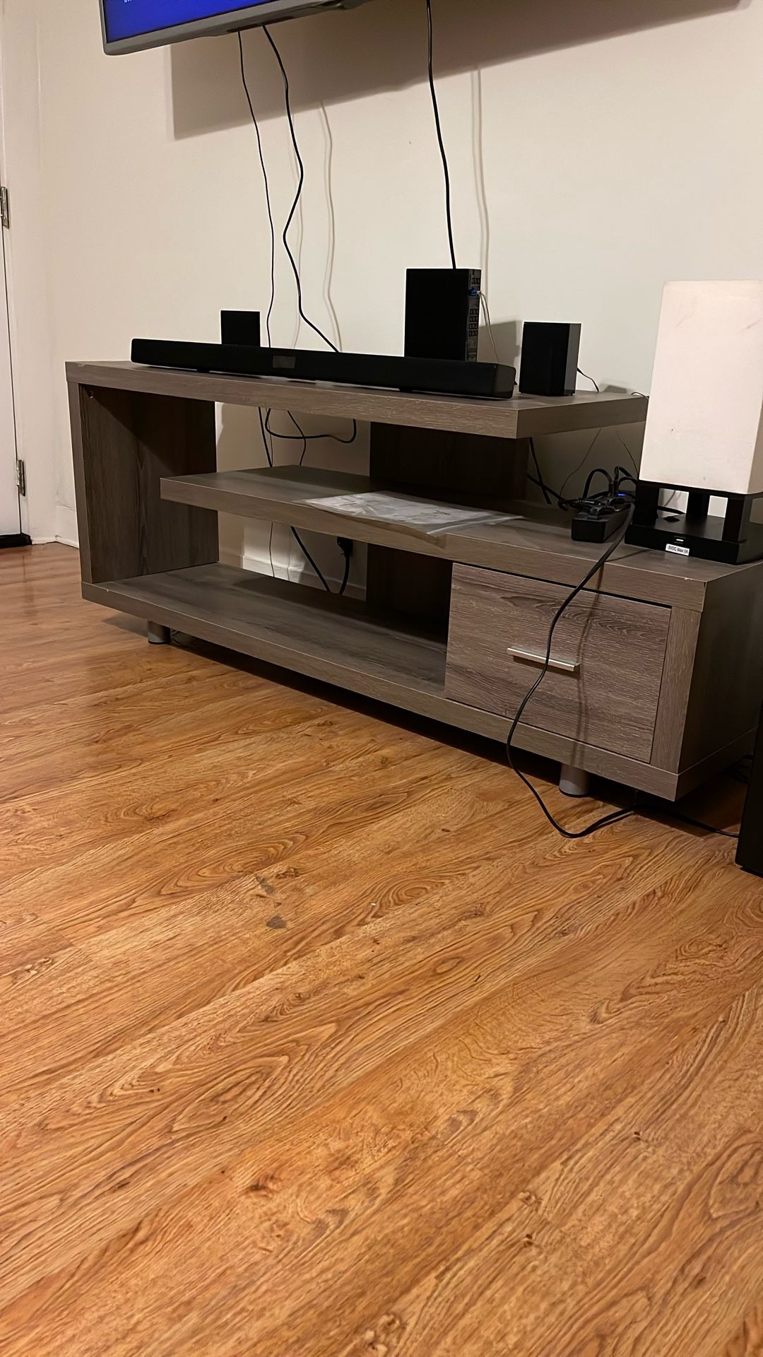 Monarch Specialties 60” TV Stand With Storage