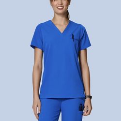 NWT Mandala Scrub Set Size XL Royal Blue