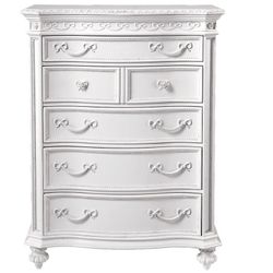 Rooms To Go Disney Princess Fairytale White Chest