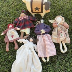 Assorted Vintage Dolls