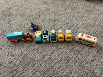 8 mini toy vehicles for kids
